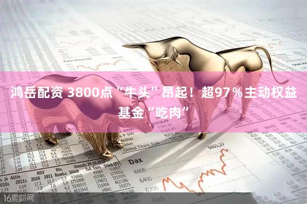 鸿岳配资 3800点“牛头”昂起！超97％主动权益基金“吃肉”